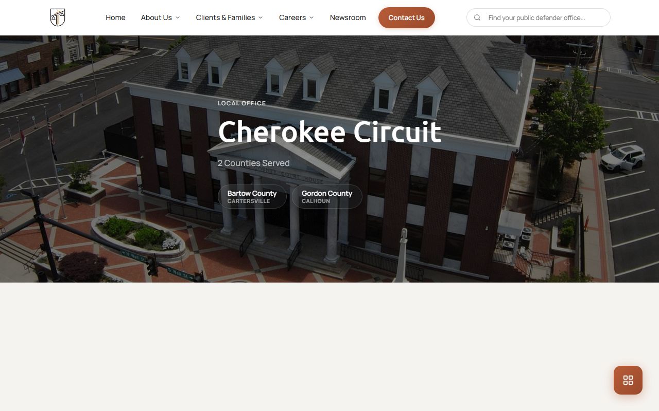 Gordon County Superior Court Georgia Public Defender Council Cherokee Circuit page